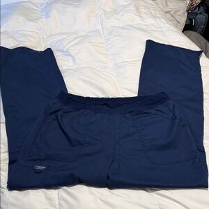 Cherokee workwear  women’s  navy Blue scrub Pants size Large TALL like new